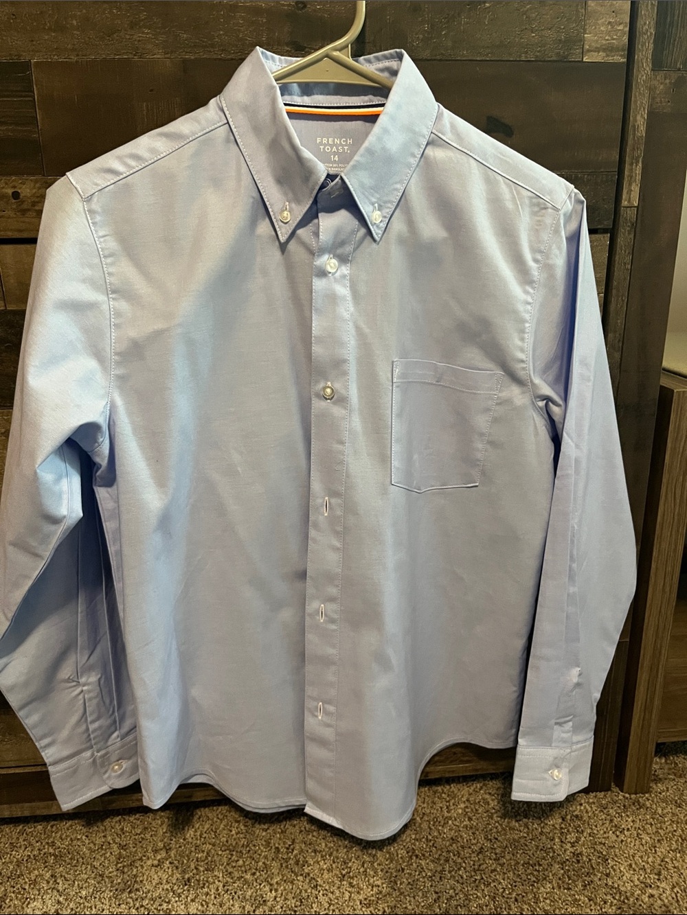 French Toast boy’s Light Blue Button-Down Dress Shirt